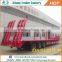 Factory price truck trailer 60-100tons machine transport semi low bed trailer