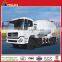 Twin shaft concrete mixer semi trailer