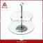 2 Tier Round Glass Buffet and Dessert Stand
