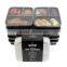 3-compartment Bento Lunch Box Plastic Containers, Reusable, Dishwashable, Microwavable Food Containers with Lids, OEM Packaging