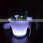 RGB Multi Color Changing Illuminated Led Ice Bucket Standing Cooler for Party