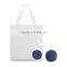 Promotional foldable reusable shopping bag in pouch