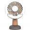 Pocket LED Light Fan Personal Table Light Fan with Built-in battery