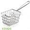 China Manufacture production stainless steel deep Fryer Basket&mini fry basket &stainless steel deep frying basket