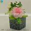 square glass vase decorative jars