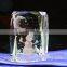 3d laser engraved crystal christmas ornaments 2016