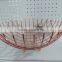 Steel constraction fruit bowl