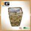 Square Plastic Rattan Garden Planter for Decoration /Storage
