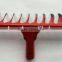 22 tines garden mini hand harrow hay bamboo leaf plastic rake with long handle