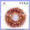 Christmas garland with wreath and ornaments