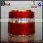 10g 20g 30g 50g metal cosmetic aluminum jar custom black green purple silver red color glass cream jar