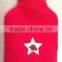 Red Knitted Hot Water Bottle