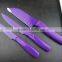 52008 5pcs non-stick knife with abs handle