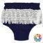 Custom Boutique Baby Pants Breathable Blue Lace Baby Girl Shorts