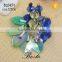 Factory wholesale decorative mixed color bead center flower sequin applique for lady dress