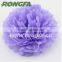 8'' Tissue Paper Pompom Garland For Festival Decoration
