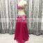 Hot pink sexy women belly dance dress QQ064