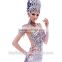 Factroy suplly OEM/ODM Sexy Spearkling Halterneck Plus Size Mermaid Eevening Dress Hot