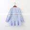 Wholesale Children Girl Fall Winter Plaid Dress Children Girl Korean Style Dress for Little Girls
