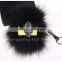 CX-R-48K Cute Accessories Fashion Genuine Fox Raccoon Fur Key Chains