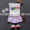 Strawberry sequin t-shirt and pant New design children clothes of Casual kids summer 2pcs baby clothing sets