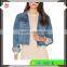 Soft Light Weight Korean Design Fashion Clothes Slim Short Denim Jacket