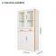 2 tier cardboard storage locker metal furniture/combination storage cabinet glass door