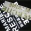 Machine washable decorative reflective vinyl sticker heat transfer on clothes