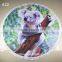150*150cm/59*59'' Reactive Printing 100% polyester Microfiber round beach towel