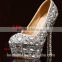Water diamond wedding shoes are made by hand and the shoes are made by hand and the shoes are made of the shoes WS040