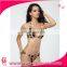 2017 new leopard printed mature bandage bikini sexy beachwear