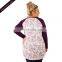 Long sleeve Casual floral print plus size ladies tops