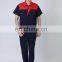 Customized Cotton Work Uniform / Personalized Coveralls with Short Sleeve for Summer