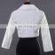 Grace Karin Womens Faux Fur Winter White Wedding Bridal Jacket With Long Sleeves CL2617