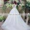 Wholesale Cap Sleeve Lace Top Organza Wedding Dresses SQS041