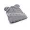 Catgirl Plain Beanie Knit Ski Cap Skull Hat Warm Solid Warm Cuff Blank Beanie