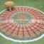 Indian Roundie Cotton Throw Yoga Mat Round Table Cloth Picnic Beach Blanket Round Tapestry Table Cover