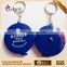 Best Advertising round shape custom printed logo promotional gift plastic mini measuring tape keychain