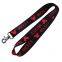 China manufacturer jacquard printing elastic lanyard with company logo design and sample free