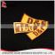 direct factory private label tags garment patch label,urban gold label clothing