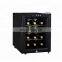 Hot Sale 120 Bottles Humidity Control Golden Stainless Steel Glass Door Display Wine Fridge Cooler Cellar With Purple Led
