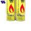 Butane Gas Diameter 65*159mm CMYK Printing Empty Aerosol Tin Cans 250g