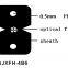 Indoor Flat Drop Cable GJXFH-4 fibers