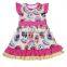 children Girl Boutique Dress Girls Summer Short Sleeve Dress Clothes Kids Dress