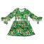 Dress Designs Teenage Girls Thick Material Flower One Piece Kids Winter Dress Girls