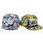 Shenzhen supplier african floral print 5 panel caps