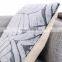 Decorative Luxury Warm sofa 100% polyester cutting rabbit faux fur square shape gray cushion custom cushions