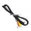 high speed hot selling car dvd player cable audio to 2rca cable