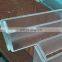Hot Sell 6-7mm u channel partition  wall showerroom frame shape glass