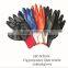 nylon glove nitrile coated, sandy finish/ nitrile gloves